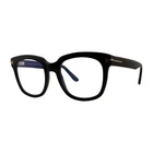 Tom Ford FT5537-B Shiny Black Blue Block Sunglasses 52MM 20MM 140MM New. Price: $88.00.