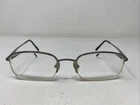 Chaps 8004 103 52-20-140 Gunmetal Half Rim Eyeglasses Frame OE04 Pre-owned. Price: $26.25.
