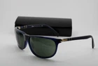 New Persol 3222-S 181/31 Blue Silver Clear Authentic Sunglasses 62-17. Price: $246.50.