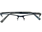 Robert Mitchel Eyeglasses Frames RM6006 Bk Black Rectangular Half Rim 54-18-145 New. Price: $24.00.