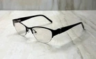 Jones New York J945 Black Eyeglasses Frames Only Womens Oval Half-rim 48-17-135 Pre-owned. Price: $28.00.