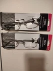 X Foster Grant Tech Reading Glasses +2.75 Gunmetal Aluminum Rimless New. Price: $10.99.
