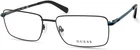 Guess 002 Matte Black Metal Eyeglasses Optical Frame 56-17-145 New. Price: $75.60.