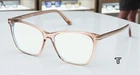 Tom Ford FT5762-B 045 Square Shiny Lt Brown Demo Lens 55 Mm Women's Eyeglasses New. Price: $189.99.