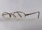 Revlon RV511 Eyeglass Frames Half Rim Brown 46 18-135 Spring Hinges Pre-owned. Price: $19.16.
