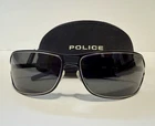 Police S2892 Men Rectangular Full Rim Sunglasses Black Frame Gray Tinted/case Pre-owned. Price: $29.95.