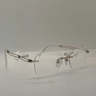New Line Art Charmant XL2168 Rg Rose Gold Tone Eyeglasses 52-17-135 Pre-owned. Price: $84.99.