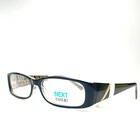 Next Issue AN173 Col. 90 Black Crystal Rectangular Eyeglasses 52 16 135 Mm A1 New. Price: $28.01.