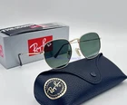 Ray-ban RB3548N Hexagonal Sunglasses 51MM Green G-15 Gold Metal Frame New. Price: $45.00.