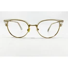 True Religion Eyeglasses Womens Gold Clear Preowned Browline T027 Clr 52-19-140 Pre-owned. Price: $39.99.