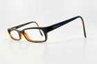 Versace Mod. 3071 450 Rectangle Black Brown Eyeglasses Frame 53-17-135 Pre-owned. Price: $39.99.