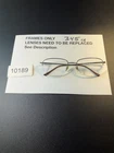 Ralph Lauren Polo 1001 9011 Brown Metal Oval Eyeglasses Frame 53-19 135 Pre-owned. Price: $22.47.
