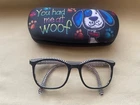 Lulu Guinness Eyeglasses Frames L924 Blk Black White Stripes 50-19- 140 Pre-owned. Price: $49.22.