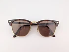 Ray Ban Eyeglasses, Frames Only, Rb 3016 Clubmaster W0366, 51-21-145, 3N, Gold Pre-owned. Price: $39.99.