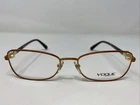 Vogue Eyewear 3945-B 811 53-17-135 Brown/gold Full Rim Eyeglasses Frame UH86 New. Price: $37.50.