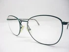 New Vintage Eyeglass Frames Metropolis Italy Mod 8666 Emerald Green Retro 53 Nos. Price: $29.99.