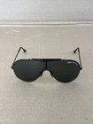 Bausch & Lomb Vintage Wings Aviator Shield Sunglasses Black (issue See Pic) Pre-owned. Price: $89.00.