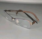 Ovvo Optics 2363 Brown Handmade Titanium Half Rim Eyeglass Frame 50/18/140 New. Price: $219.95.
