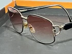 Vintage Gucci Gg 2266/N M81 Aviator Black Gold Sunglasses Frame 56-16-130 Pre-owned. Price: $177.00.