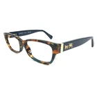 Coach Eyeglasses Frames HC6078 5337 Confetti/teal Brown Rectangle 52-16-135 New. Price: $69.99.