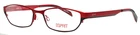 Esprit ET9287 531 Black Red Womens Rectangle Full Rim Eyeglasses 52-17-135 B:27 New. Price: $22.99.