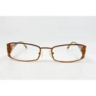 Vogue Eyeglasses Womens Brown 3577 705 Rectangular Frames 52-18-135 Pre-owned. Price: $31.99.