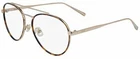 New Mcm 2121 723 Shiny Gold & Havana Aviator Eyeglasses 55MM With Case. Price: $69.95.