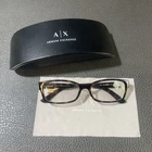 Armani Exchange Glasses Ax 3017 8117 Dark Tortoise Frames 52-16-135 Case Pre-owned. Price: $22.00.