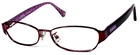 Coach New York Rose HC5018 9070 Purple Designer 53-15-135 Eyeglasses Frame Pre-owned. Price: $42.00.