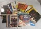 50 Jazz, Swing & Blues Lp's -- Ray Charles, Glenn Miller, Ella, Bix, Stan Kenton Used. Price: $25.00.
