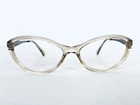 Ralph Lauren Beige Clear Oversize Frame Glasses Metal Temple RA5176 57 135 Pre-owned. Price: $57.00.
