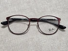 Ray-ban RB6355 2922 Round Red Bordeaux 50-20-145 Eyeglasses New. Price: $54.00.