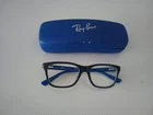 Authentic Ray-ban Junior RB1536 3600 Eyeglass Frames 48-16-130 W/ Hard Case Blue Pre-owned. Price: $59.99.