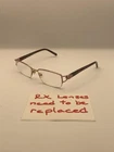 Elizabeth Arden Eyeglasses Ea 1125-2 52-18-130 Pink Brown Half Rim Frames Pre-owned. Price: $20.95.