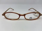 Modern Eyeglasses Frame Gift Brown Crystal 47-17-135 Full Rim LO15 New. Price: $33.80.
