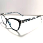 Foster Grant LO0620 Blue Spotted Eyeglasses 0690B Size: 51-17 140 Frames Only Used. Price: $8.80.