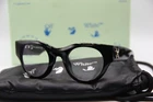 New Off-white OERJ018 1000 Black Gunmetal Authentic Frames Eyeglasses 47-24. Price: $187.20.