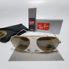 Ray-ban RB3025 Aviator Pilot Sunglasses Gold Frame Gradient Brown Lens 58-14 Mm New. Price: $38.98.