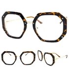Women Oversize Vintage Retro Style Clear Lens Eye Glasses Tortoise Optical Frame New. Price: $18.59.