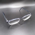 Q Eyeglass Frames GTN767 Mist Blue Clear Rectangular 51-16-140 Pre-owned. Price: $27.27.