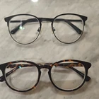 Zenni Optical Round Full Rim Plastic Eyeglass Frames Black And Tortoise Shell Pre-owned. Price: $18.59.