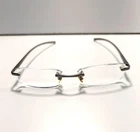 Foster Grant Rimless Reading Glasses AL12 Metal Legs Rectangular - Frames Only Used. Price: $6.40.