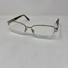 Versace Italy Mod 1220-B 1052 52-16-135 Gold Tortoise Eyeglasses 282M New. Price: $187.00.