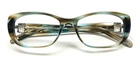 Tiffany Eyeglasses Brown Blue Ocean With Crystals TF2076B 8124 No Case Pre-owned. Price: $108.50.