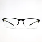 Nike Eyeglasses Frames 8045 002 Black Square Half Rim 57-17-140 New. Price: $55.92.