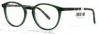 Nifties NI9503 9635 Olive Unisex Round Full Rim Eyeglasses 47-19-140 B:40 As-is New. Price: $94.99.