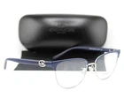 New Coach Hc 5139 9388 Shiny Silver/ Navy Blue Eyeglasses Authentic Frame 53-17. Price: $89.00.