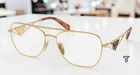 Prada B50V 5AK1O1 Gold Demo Lens 59 Mm Women's Eyeglasses New. Price: $259.00.