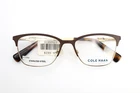 Cole Haan CH5009 210 Satin Brown 51-16-135 Eyeglass Frames Flex Hinges Stainless New. Price: $36.99.