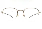 Montblanc Eyeglasses Frames MB0129O 004 Gold Black Square Half Rim 52-23-145 New. Price: $65.99.